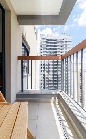 Apartamento à venda com 38m², 1 quarto e sem vaga Apartamento à venda com 38m², 1 quarto e sem vagaSala - Varanda