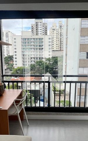 Apartamento para alugar com 31m², 1 quarto e sem vaga Apartamento para alugar com 31m², 1 quarto e sem vagaSacada