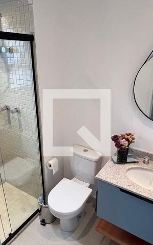 Apartamento para alugar com 31m², 1 quarto e sem vaga Apartamento para alugar com 31m², 1 quarto e sem vagaBanheiro