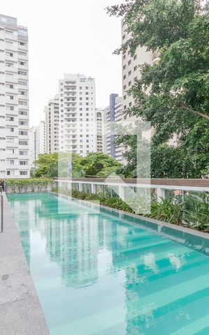 Studio para alugar com 36m², 1 quarto e 1 vaga Studio para alugar com 36m², 1 quarto e 1 vagaPiscina