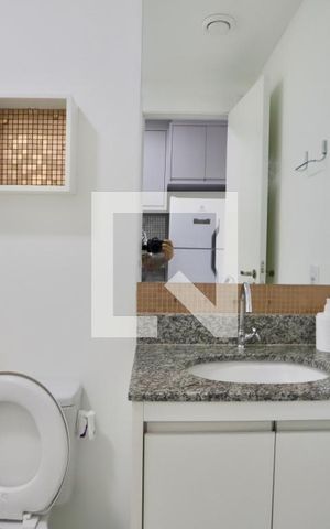 Apartamento para alugar com 23m², 1 quarto e sem vaga Apartamento para alugar com 23m², 1 quarto e sem vagaBanheiro