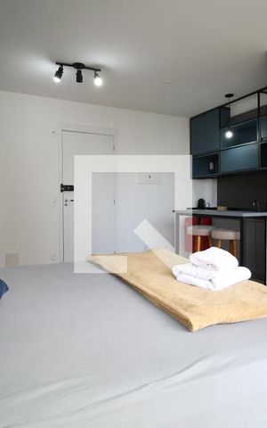 Studio à venda com 26m², 1 quarto e sem vagaQuarto/Sala