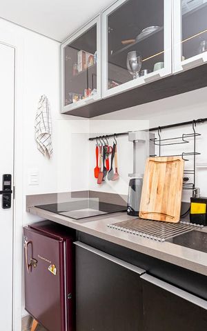 Studio para alugar com 24m², 1 quarto e sem vaga Studio para alugar com 24m², 1 quarto e sem vagaCozinha