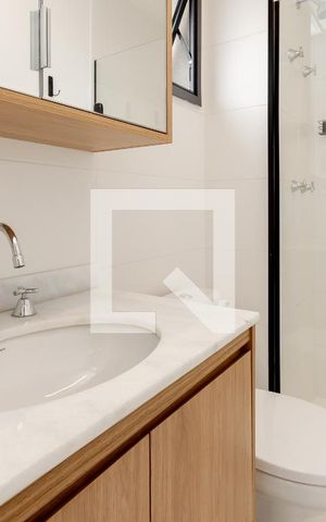 Studio à venda com 25m², 1 quarto e sem vaga Studio à venda com 25m², 1 quarto e sem vagaBanheiro