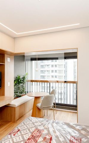 Studio à venda com 25m², 1 quarto e sem vaga Studio à venda com 25m², 1 quarto e sem vagaStudio