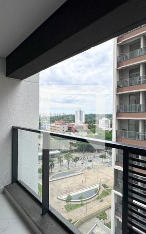 Apartamento para alugar com 25m², 1 quarto e sem vagaSacada