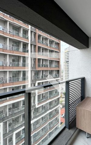 Apartamento para alugar com 25m², 1 quarto e sem vagaSacada