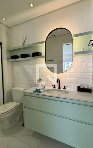 Apartamento à venda com 54m², 1 quarto e 1 vagaBanheiro da Suíte 1