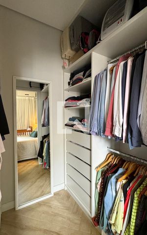 Apartamento à venda com 55m², 1 quarto e 1 vagaCloset do quarto 1