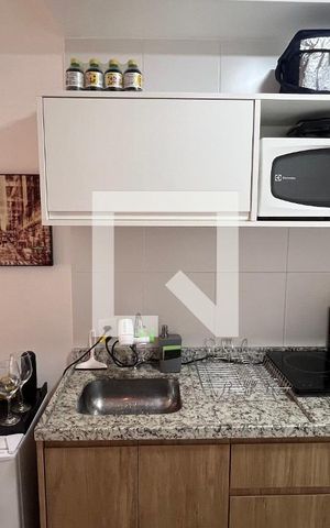 Studio à venda com 28m², 1 quarto e sem vaga Studio à venda com 28m², 1 quarto e sem vagaCozinha