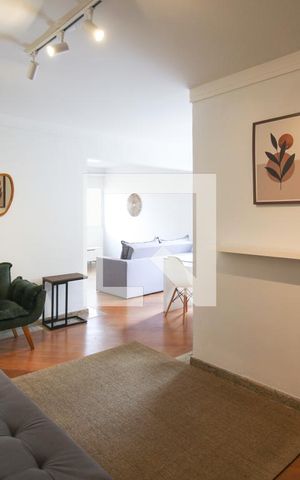 Apartamento para alugar com 60m², 1 quarto e 1 vaga Apartamento para alugar com 60m², 1 quarto e 1 vagaSala
