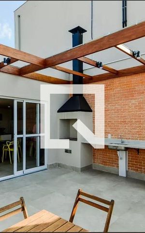 Apartamento à venda com 34m², 1 quarto e 1 vagaChurrasqueira