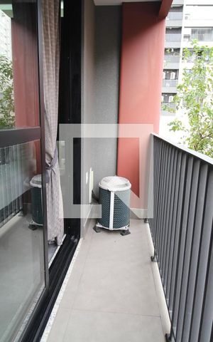 Studio à venda com 20m², 1 quarto e sem vagaVaranda