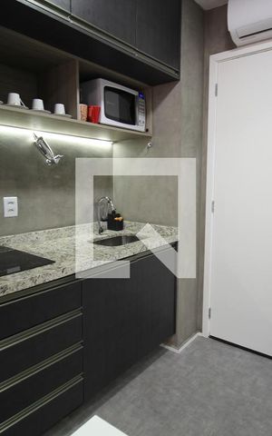 Studio à venda com 20m², 1 quarto e sem vagaCozinha