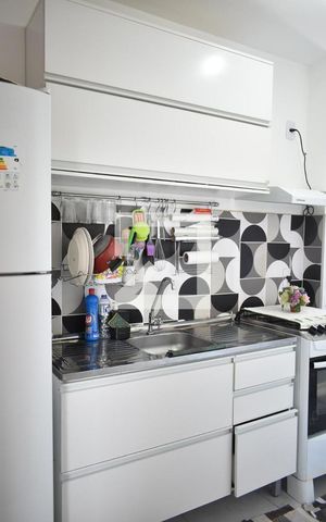 Apartamento para alugar com 43m², 2 quartos e 1 vagaCozinha - Armários