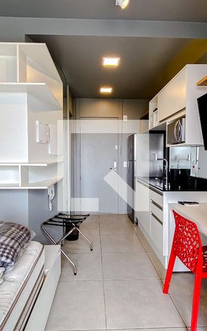 Studio para alugar com 22m², 1 quarto e sem vagaSala/Quarto