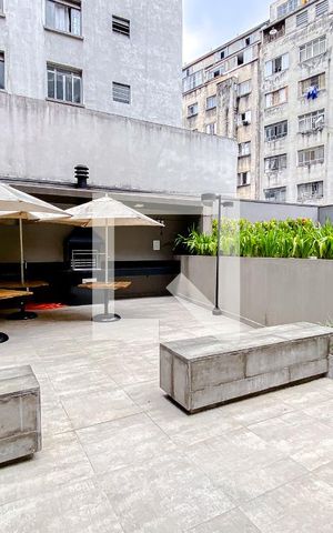 Studio para alugar com 22m², 1 quarto e sem vagaÁrea comum
