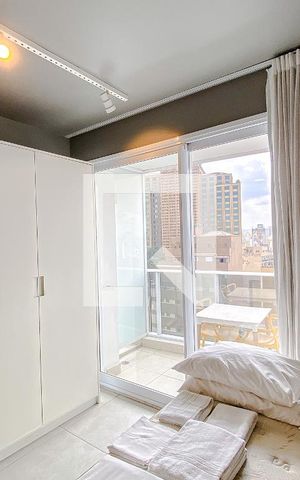 Studio para alugar com 22m², 1 quarto e sem vagaSala/Quarto