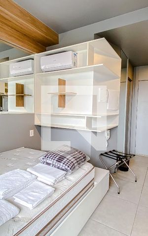 Studio para alugar com 22m², 1 quarto e sem vagaSala/Quarto