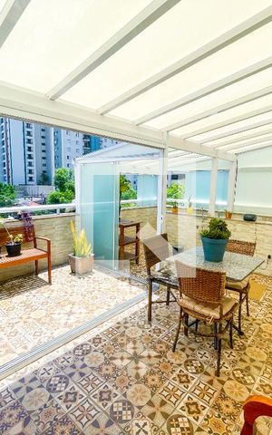 Apartamento para alugar com 102m², 2 quartos e 2 vagas Apartamento para alugar com 102m², 2 quartos e 2 vagasTerraço