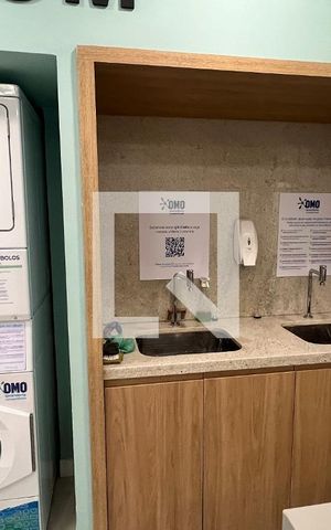 Studio à venda com 25m², 1 quarto e sem vagaLavanderia