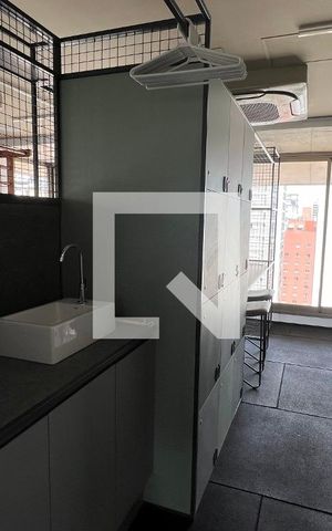 Studio para alugar com 27m², 1 quarto e sem vaga Studio para alugar com 27m², 1 quarto e sem vagaLavanderia
