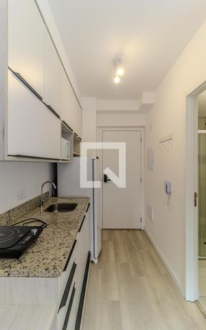 Studio à venda com 16m², 1 quarto e sem vagaCozinha