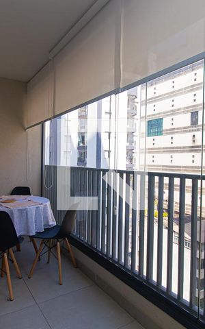 Apartamento para alugar com 40m², 1 quarto e 1 vaga Apartamento para alugar com 40m², 1 quarto e 1 vagaVaranda