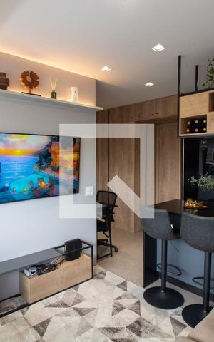 Apartamento para alugar com 40m², 1 quarto e 1 vaga Apartamento para alugar com 40m², 1 quarto e 1 vagaSala