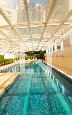 Studio à venda com 50m², 1 quarto e 1 vaga Studio à venda com 50m², 1 quarto e 1 vagaÁrea comum - Piscina
