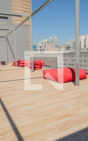Apartamento para alugar com 38m², 1 quarto e sem vaga Apartamento para alugar com 38m², 1 quarto e sem vagaÁrea comum - Terraço
