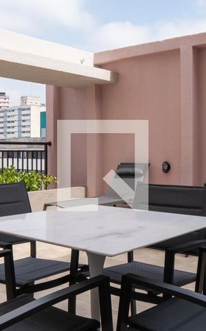 Apartamento à venda com 26m², 1 quarto e sem vaga Apartamento à venda com 26m², 1 quarto e sem vagaÁrea comum - Churrasqueira