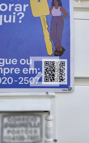Apartamento para alugar com 110m², 3 quartos e 2 vagasplaquinha qr