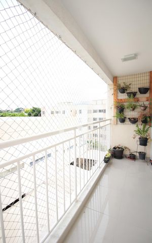 Apartamento para alugar com 78m², 3 quartos e 1 vagaVaranda da Sala