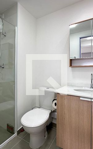 Apartamento para alugar com 34m², 1 quarto e sem vagaBanheiro