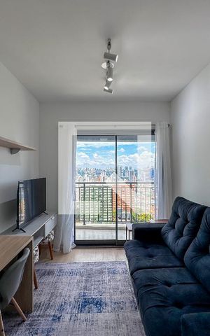 Apartamento para alugar com 34m², 1 quarto e sem vagaSala