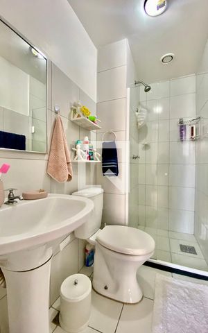 Apartamento à venda com 48m², 2 quartos e 1 vaga Apartamento à venda com 48m², 2 quartos e 1 vagaBanheiro