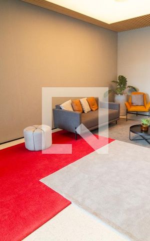 Studio para alugar com 42m², 1 quarto e sem vaga Studio para alugar com 42m², 1 quarto e sem vagaHall de entrada
