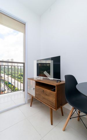 Apartamento para alugar com 27m², 1 quarto e 1 vaga Apartamento para alugar com 27m², 1 quarto e 1 vagaSala