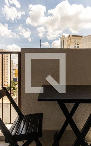 Studio para alugar com 24m², 1 quarto e sem vagaVaranda