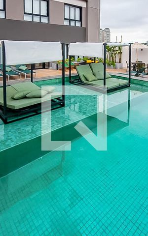 Studio para alugar com 25m², 1 quarto e sem vaga Studio para alugar com 25m², 1 quarto e sem vagaÁrea comum - Piscina