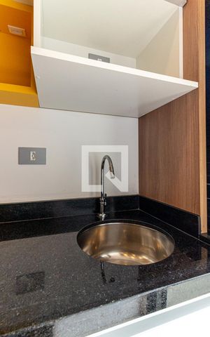 Studio para alugar com 13m², 1 quarto e sem vagaStudio - Cozinha - Pia
