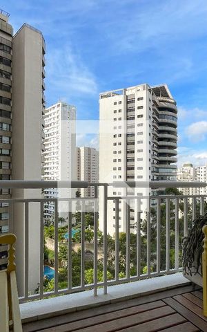 Apartamento para alugar com 50m², 1 quarto e 1 vagaVaranda da sala 