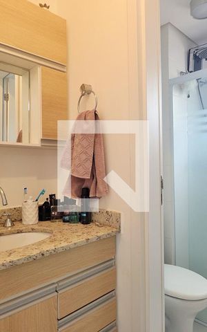 Apartamento à venda com 45m², 1 quarto e 1 vagaBanheiro
