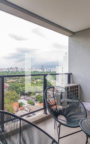 Apartamento para alugar com 45m², 1 quarto e sem vagaVaranda