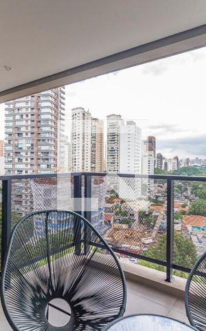 Apartamento para alugar com 45m², 1 quarto e sem vagaVaranda