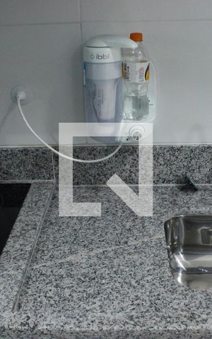 Apartamento para alugar com 25m², 1 quarto e sem vagaDetalhe da cozinha
