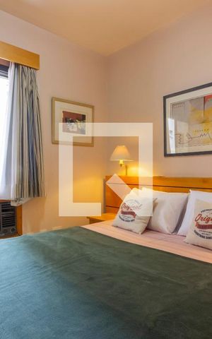 Studio para alugar com 45m², 1 quarto e 1 vagaQuarto