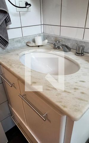 Studio à venda com 50m², 1 quarto e 1 vaga Studio à venda com 50m², 1 quarto e 1 vagaBanheiro da Suíte