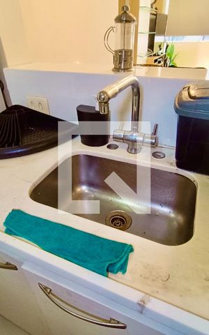 Apartamento à venda com 95m², 1 quarto e 1 vaga Apartamento à venda com 95m², 1 quarto e 1 vagaCozinha americana